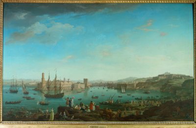 The Entrance to the Port of Marseille by Claude Joseph Vernet